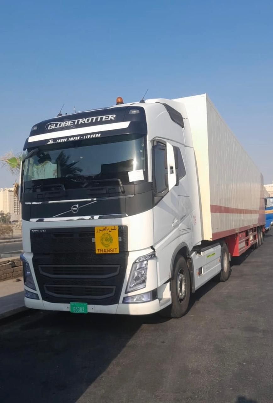 Volvo transit trailer truck